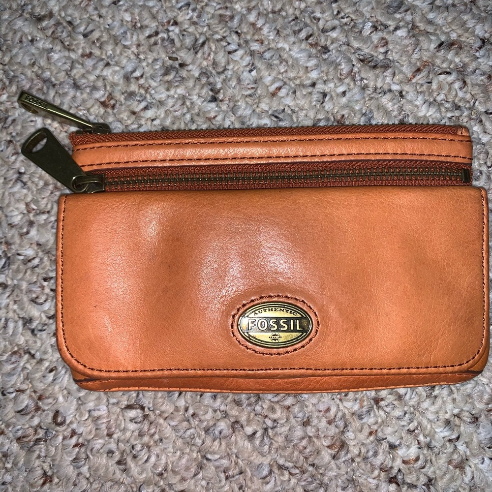 Fossil Multi Compartment Wallet (Orange) - image 1